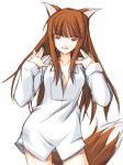  animal_ears holo ribi sketch spice_and_wolf tail wolf_ears 