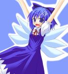  1girl bow cirno female lowres solo the_embodiment_of_scarlet_devil touhou wings 