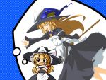  blonde_hair broom chibi female kirisame_marisa neki-t older touhou witch 