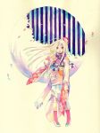  bad_id fashion japanese_clothes kuko original traditional_media watercolor_(medium) 