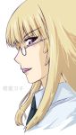  blonde_hair glasses haruka_shiya kuzunoha_toko mahou_sensei_negima! necktie 