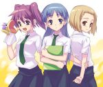  3girls asou_natsumi kajiwara_sora multiple_girls oryou puppet sketchbook sketchbook_full_colors torikai_hazuki 