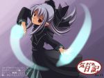  00s 1girl blue_hair half_updo len melty_blood pointy_ears red_eyes solo tsukihime type-moon 