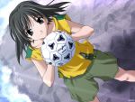  1girl ball kid_(company) memories_off memories_off_2nd sasaki_mutsumi soccer soccer_ball solo sport tobise_tomoe 