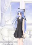  00s 1girl bad_anatomy blue_hair len melty_blood pointy_ears poorly_drawn red_eyes solo tsukihime type-moon 