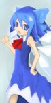  1girl bow cirno female popsicle solo the_embodiment_of_scarlet_devil touhou wings 
