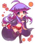  1girl animal_ears breasts cape large_breasts nitori_yuuya solo thigh-highs under_boob 