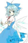  1girl bow cirno female lowres solo the_embodiment_of_scarlet_devil touhou wings 
