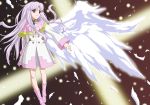  1girl angel_wings azmaria_hendric boots chrno_crusade pink_boots solo wings yomi_(indigoriver) 