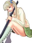  blonde_hair blue_eyes kousaka_kotohiko original sword weapon 