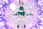  1girl female hitodama katana konpaku_youmu konpaku_youmu_(ghost) sato sato_(hekiga_ni_nemuru) sheath solo sword touhou unsheathing weapon 