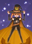  flat_chest halloween hat kasuga_yukihito mahou_sensei_negima! narutaki_fuuka panties underwear upskirt witch_hat 