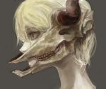  horns original pale_skin short_hair shrimpman skull 