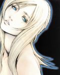  blonde_hair blue_eyes highres nomura_tetsuya official_art parasite_eve scan 