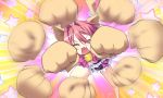  bell cat_ears closed_eyes fang punch punching twinkle_crusaders 