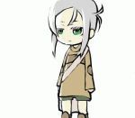 00s 1girl animated animated_gif blinking kazuha_souju kino_no_tabi lowres simple_background solo tea_(kino_no_tabi) white_background 
