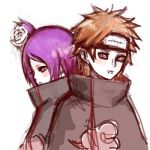  artist_request corpse konan lowres naruto naruto_shippuuden oekaki pain_(naruto) pain_(tendo) piercing rinnegan 