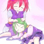  2girls female lap_pillow lowres multiple_girls onozuka_komachi shiki_eiki sleeping touhou 