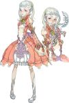  brooch cyborg fakepucco jewelry twintails white_hair 
