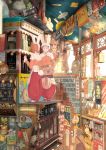  animal_ears light scenery shop sign star surprised tagme teikoku_shounen 