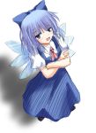  1girl bow cirno female solo the_embodiment_of_scarlet_devil touhou wings 
