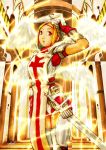 armor blonde_hair glowing pantcircus red_eyes sword tinami weapon wings 