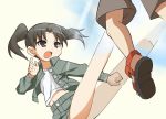  amasawa_yuuko amsawa_yuuko clannad dennou_coil high_kick houko_kuwashima kicking kuwashima_houko panties sakagami_tomoyo sawaguchi_daichi seiyuu_connection underwear 