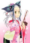  1girl arrow gundam gundam_00 hamaya japanese_clothes kimono nabeshiki nabeshiki_(rakuneko_yashiki) new_year solo soma_peries 