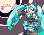  1girl aqua_hair hatsune_miku nagimiso solo thigh-highs twintails vocaloid wallpaper 