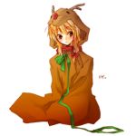  christmas collar costume female honokan kirisame_marisa leash lowres reindeer touhou 