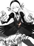  00s fakepucco monochrome rozen_maiden sketch suigintou 