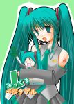  chibi guatemala hachune_miku hatsune_miku long_hair spring_onion twintails very_long_hair vocaloid 