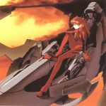  1girl absurdres cockpit entry_plug highres honda_takeshi long_hair neon_genesis_evangelion plugsuit solo souryuu_asuka_langley 