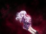  1girl female game_cg gore_screaming_show gothic long_hair purple_hair red_background red_eyes ribbon ueda_metawo yuka yuka_(gore_screaming_show) 