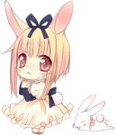  animal_ears chibi hinayuki_usa lowres original rabbit rabbit_ears tail 