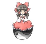  1girl female hakurei_reimu lowres solo touhou yin_yang yuugiri yuugiri_(artist) 