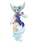  1girl air atelier_(series) atelier_iris atelier_iris_2 atelier_iris_eternal_mana_2 azoth_of_destiny element feathers female gust head_wings headpiece lowres mana ouse_kohime silwest silwest_(atelier) solo wind 