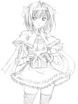  christmas gift monochrome ribi santa_costume sketch suzumiya_haruhi suzumiya_haruhi_no_yuuutsu thigh-highs zettai_ryouiki 