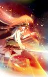  108 fire redhead shakugan_no_shana shana sword weapon wind 