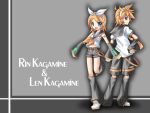 1boy 1girl brother_and_sister highres iseki_mitsuharu kagamine_len kagamine_rin mitsuharu_iseki siblings twins vocaloid wallpaper 