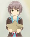  3d cel_shading clannad hokusen nagato_yuki parody starfish suzumiya_haruhi_no_yuuutsu 