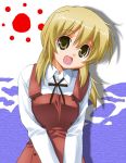  1girl blonde_hair duplicate hidamari_sketch miyako solo umekichi yellow_eyes 