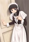  1girl apron black_hair bob_cut cuff_links maid maid_apron maid_headdress ryp shirley shirley_madison shirley_medison solo 