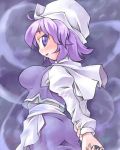  1girl female hat letty_whiterock lowres nyagakiya purple_hair solo touhou violet_eyes 