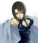  breasts chains collar hasegawa_haruka labcoat large_breasts leather moyashimon short_hair skinny 