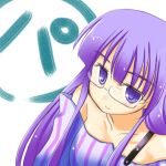  1girl bedrawbox bespectacled female glasses mizushima_kai patchouli_knowledge purple_hair solo touhou violet_eyes 