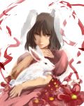  1girl aojiru_(shiro_to_kuro_no_mukyou) aoziru female inaba_tewi rabbit realistic solo touhou 
