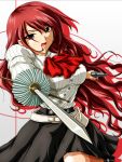  atlus kirijou_mitsuru long_hair persona persona_3 redhead sword tanan weapon 