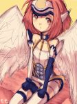 1girl angel_wings cosplay flat_chest fumio_(rsqkr) kos-mos kos-mos_(cosplay) m.o.m.o. short_hair solo wings xenosaga xenosaga_episode_i 