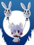  animal_ears balloon kotonomiya_yuki maid moon rabbit_ears ribbon suigetsu 